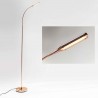 962 KA39246_a Lampada terra Literature rame LED