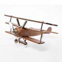 Aereo modellino in legno Deco Fokker 22x48x52