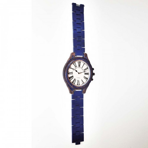 962 KA32764_a OrologioPareteVintageBlu1,69x35x7