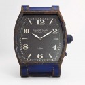 Orologio Tavolo Vintage blu in metallo 39x35x34