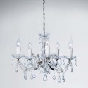 Lampadario Barock chiaro 5 luci Ø 46 cm