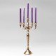 962 KA39900_a Candelabr.Chalet rosa oro36x36x63