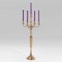 Candelabro Chalet rosegold colore oro 5 candele H104
