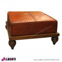 Puoff MARRAKECH in pelle 80X80X45