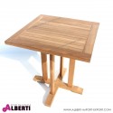 Tavolino fisso in teak BALMORAL 70x70H75