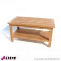 Tavolino in teak grande per salotti da esterno 50x90x45