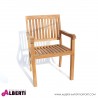 Poltrona BARCELLONA in teak 58x57xh89