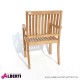 961 CAB216_e Poltrona BARCELLONA in teak 58x57xh89