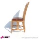 961 TAGNC04TBL_c Sedia Hey in Teak + Pelle