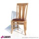 961 TAGNC04TBL_e Sedia Hey in Teak + Pelle