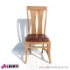 961 TAGNC04TBL_f Sedia Hey in Teak + Pelle