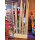 Separè bamboo AWI bianco con basamento 97 x 30 x H 251