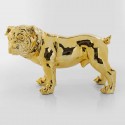 Figura Deco Bulldog oro 69,5x32,5x H 42cm