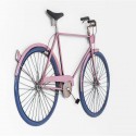 Bicicletta da parete city bike rosa 52x90x6cm
