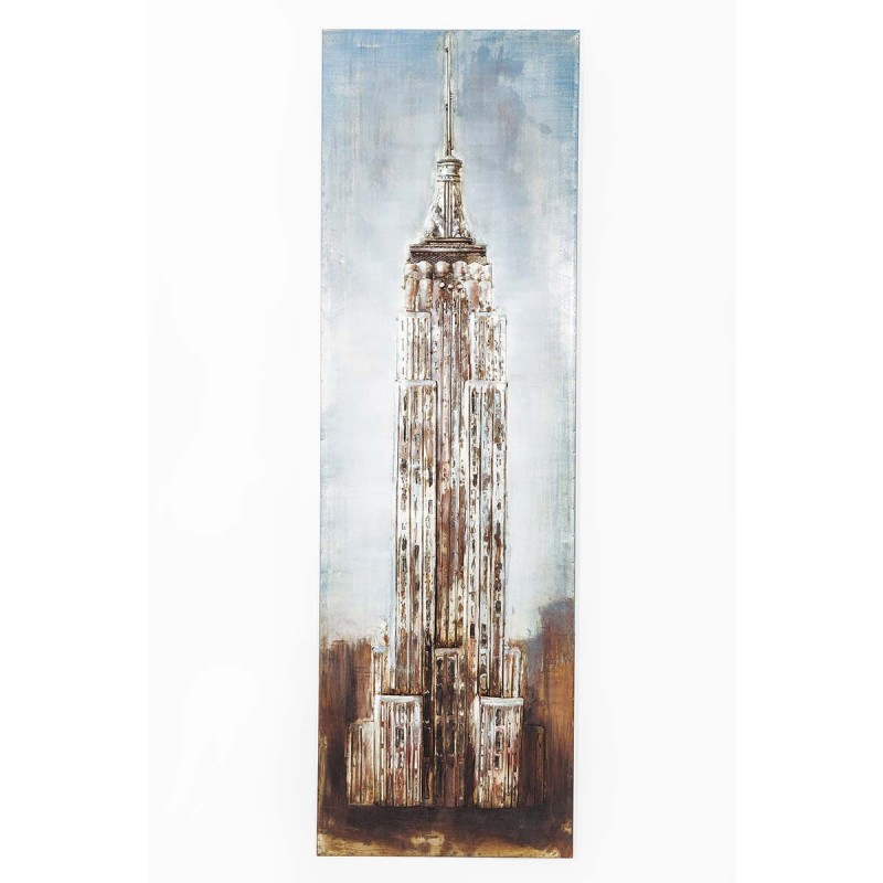 962 KA39156_a Quadro in ferro Empire State Building 56x180