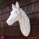 962 KA34881_a Deco fig.HorseHead bianco32x14x41