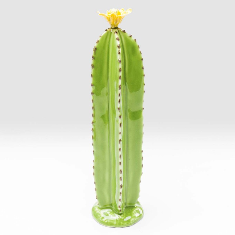 962 KA60521_a Cactus deco giallo Flower7x7x27cm