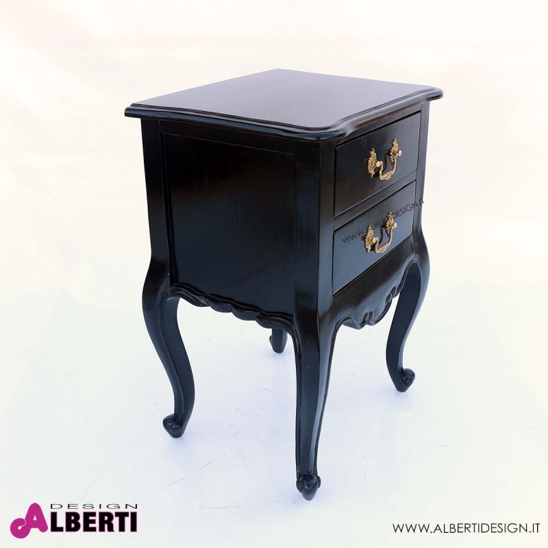 962 BA2096_d Comodino nero 50x41x73