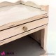 962 BA2099_a ComComodino Normandy crema 1 cassetto e 1 ripiano 44x37x66