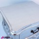 962 BA2104_a Comodino 1 cassetto foglia argento 50x41x63 cm
