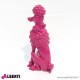 963 PLA462F_c Cane fucsia 60x27x19cm