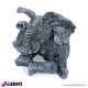 963 PLR88_b Elefante grigio L50H57cm