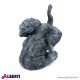 963 PLR88_d Elefante grigio L50H57cm