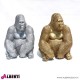 963 PLA618G_e Gorilla oro 75cm