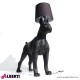 963 C198XLNER^L+I_d Cane nero con lampada190x76x205cm+imballo