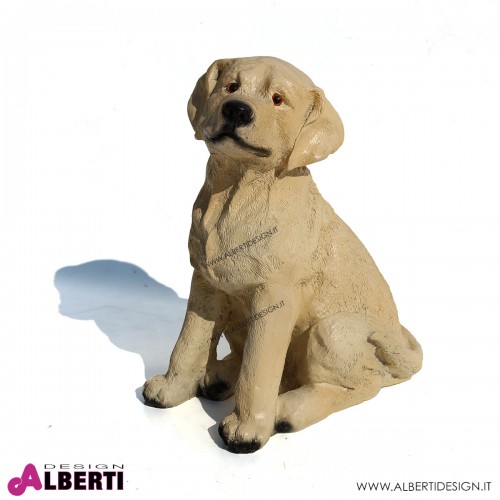 Labrador seduto in vetroresina 37 cm
