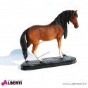 Cavallo marrone, miniatura in vetroresina H38 cm