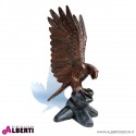 Aquila marrone in vetroresina 93 cm