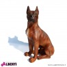 Cane boxer in vetroresina H66 cm
