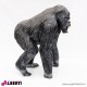 963 PLA171B_c Gorilla bocca aperta 130cm