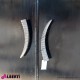 962 BA2058_i Libreria Anversa black completa  4+4 ante 232x51x232