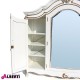 962 BA2071_c Armadio Lisa 3ante bianco guarniz oro 210x66x220