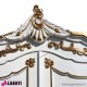 962 BA2120_a Armadio 2 ante bianco decorazioni oro 110x51x220 cm