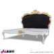 962 BALIOGW^B_a Letto LION gold-white/black      tessuto 218x180x180