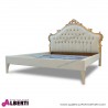 962 BALMARGL^C_a Letto MARSIGLIA gold foglia/creamtess. c/motivo ornam.218x180x162