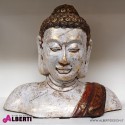 Mezzo busto Buddha terracotta H35