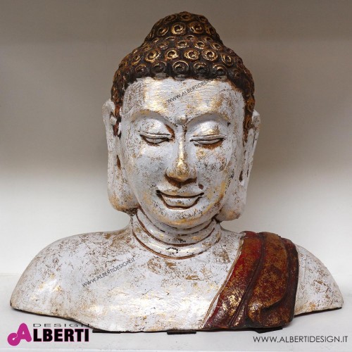 962 ANWIK014_a Mezzo busto Buddha terracotta H35