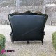 962 BAMARB^B_e Divano MARILYN black/black       pelle sintetica 212x78x174