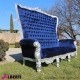 962 BAMARS^BLU_c Divano MARILYN silver/blue       velluto 212x78x174