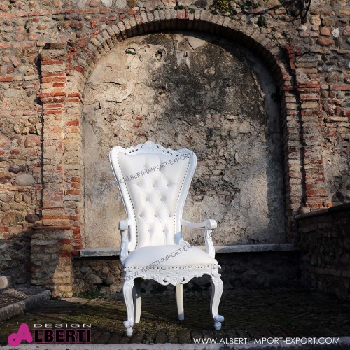 962 BAPMARW^W-SI_a Poltrona MARILYN white/white     pelle sintetica 64x62x140