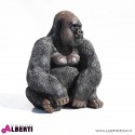 Gorilla in vetroresina H 75cm