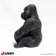 963 PLA618_f Gorilla in vetroresina H 75cm