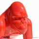 963 PLA623B_b Gorilla rosso 50x65xH75 cm