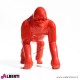 963 PLA623B_c Gorilla rosso 50x65xH75 cm