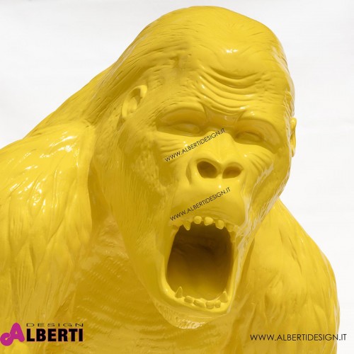 963 PLA691_b Gorilla giallo 80x110xH130 cm