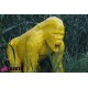 963 PLA691_l Gorilla giallo 80x110xH130 cm